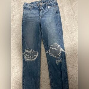 american eagle high rise straight leg jeans sale!!!